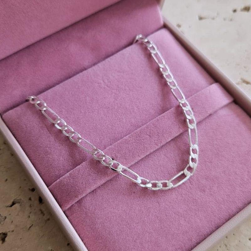 Pulseira 3x1 21cm Masculina Prata