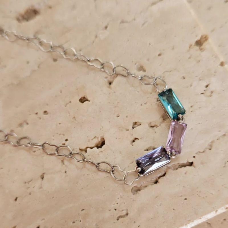 Pulseira Baguete Colorida