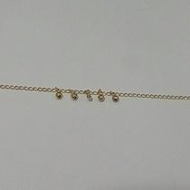 Tornozeleira Bolinhas/Cristal