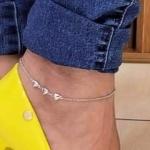 Tornozeleira Coração Chapinha Gordinho