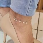 Tornozeleira Corações Chapinha