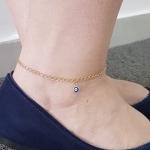 Tornozeleira Corrente Olho Grego