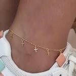 Tornozeleira Crucifixos 