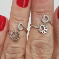 Anel Falange Pata E Coração R