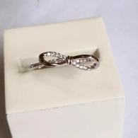 Anel Laço Cravejado 