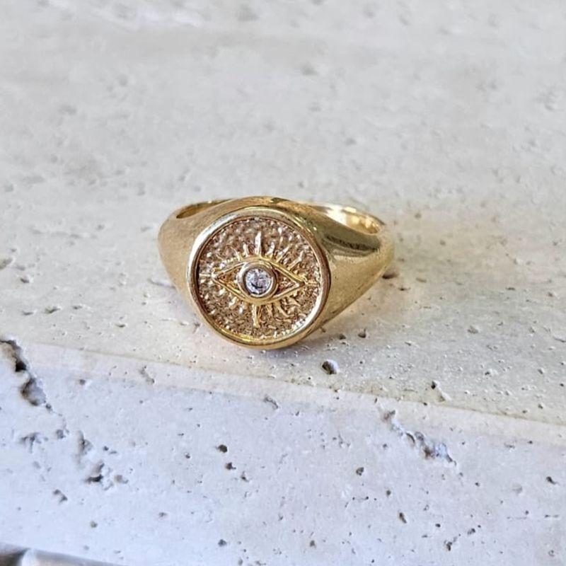 Anel Olho Grego Dedinho