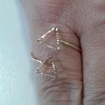 Anel Seta Duplo Regulavel