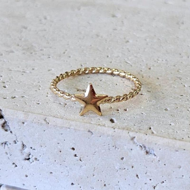 Anel Torcido Estrela