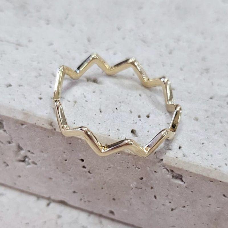 Anel  Zig Zag