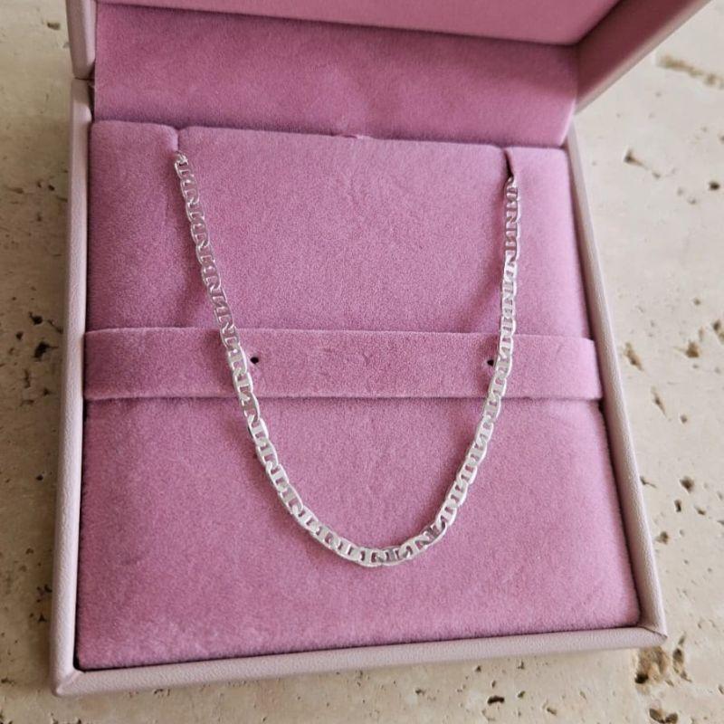 Corrente Elo Gucci 60cm Prata