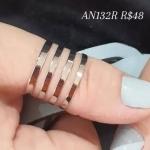 Anel 4 Tiras Vazadas