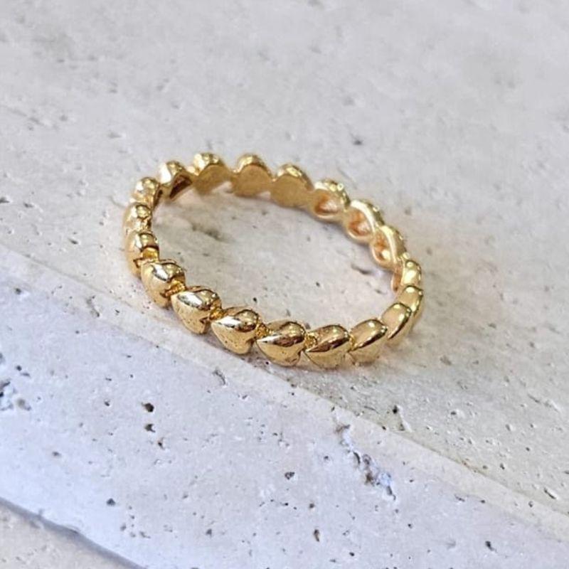 Anel Coraçõeszinhos Cheio