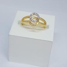 Anel Elos Cravejado/Liso