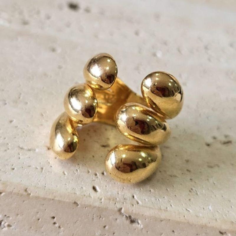 Anel Robusto 3 Gotas Aberto