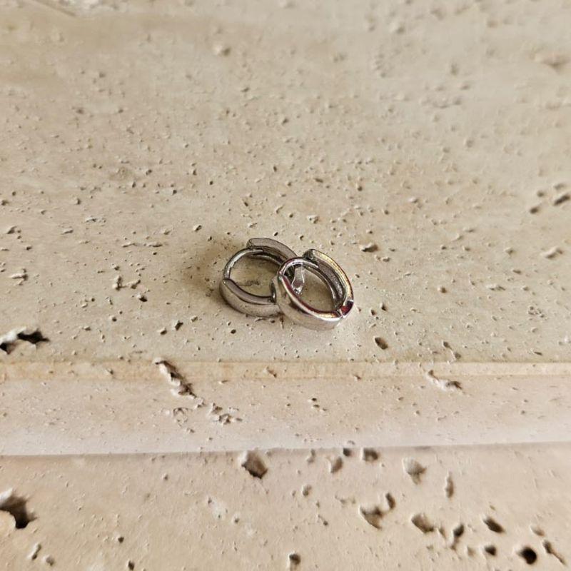 Brinco Argolinha Lisa Grossa Peq