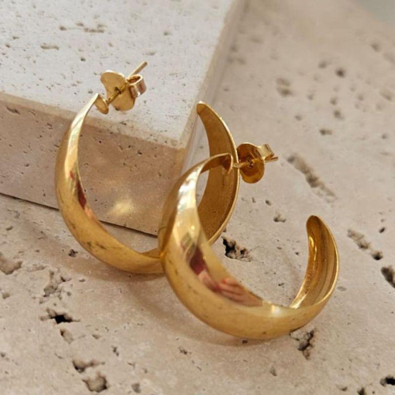 Brinco de Argola Chapa Larga