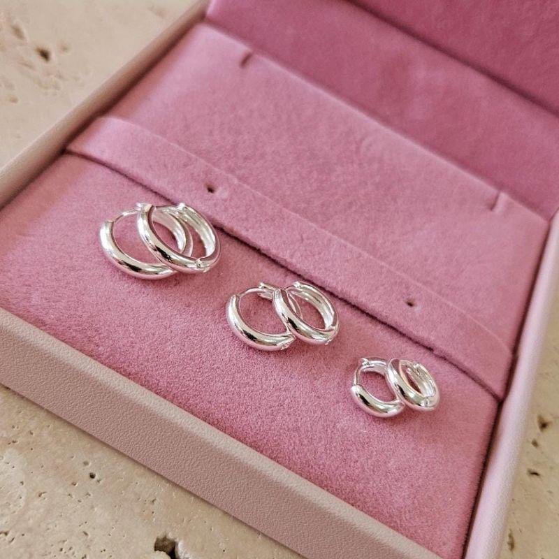 Brinco Trio de Argolas Lisa Prata