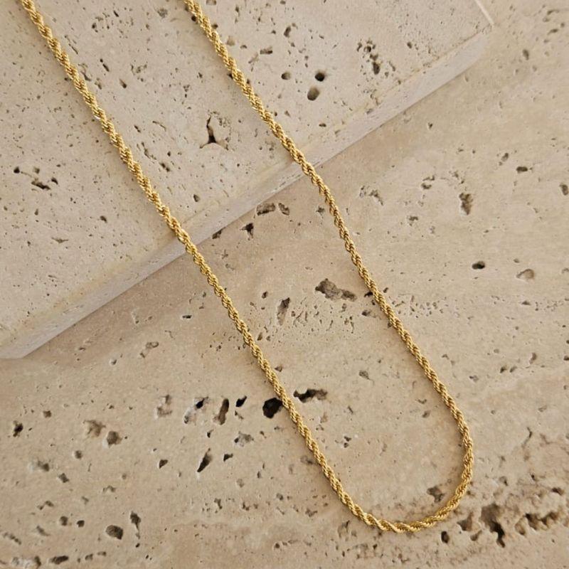 Corrente Cordão Baiano 2mm 40cm