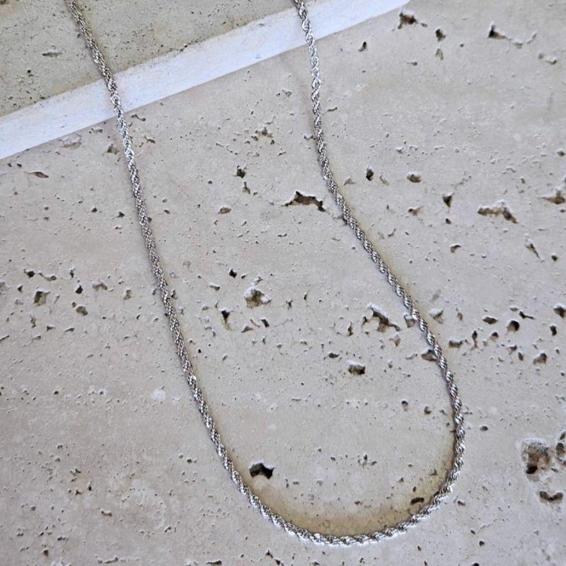 Corrente Cordão Baiano 2mm 45cm