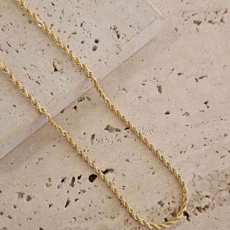 Corrente Cordão Baiano 3mm 60cm