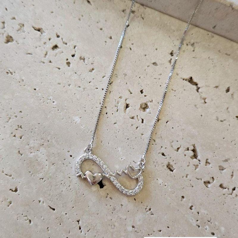 Gargantilha Infinito Coração