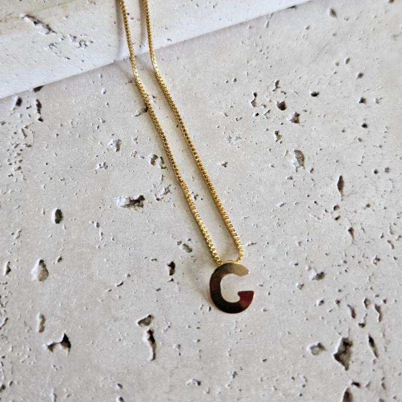 Gargantilha Letra G Mini 45cm