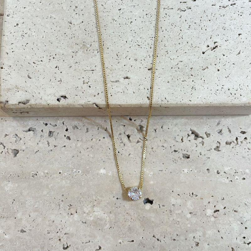 Gargantilha Ponto de Luz Medio 45cm