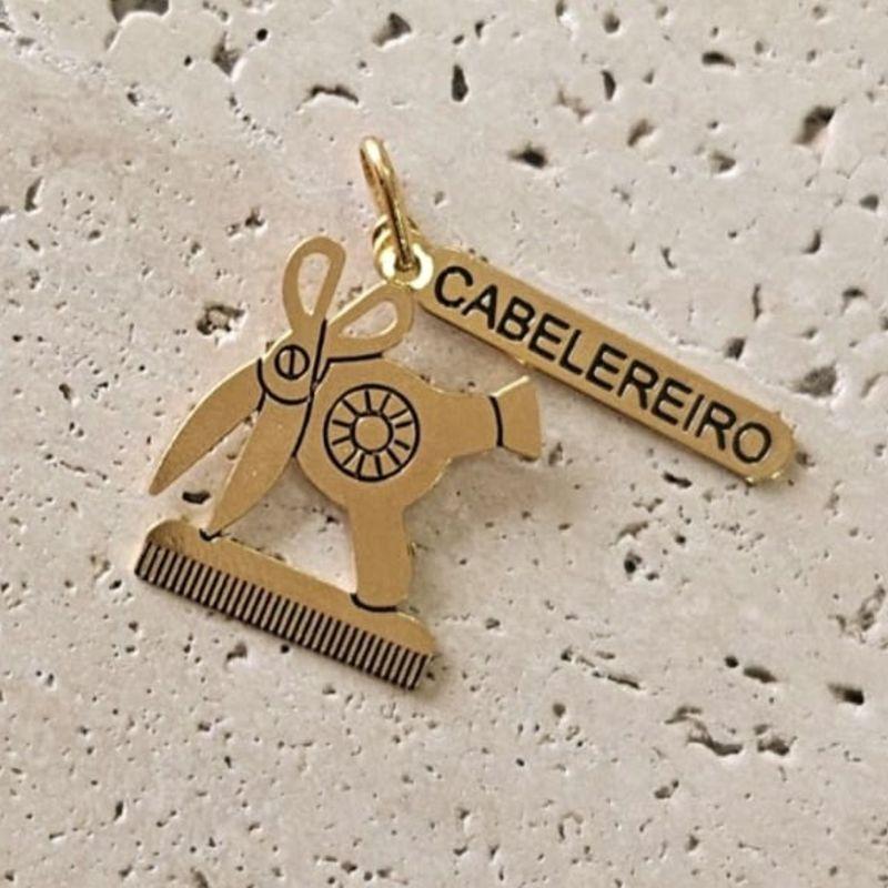 Pingente Cabeleireiro (2,0x2,0cm)