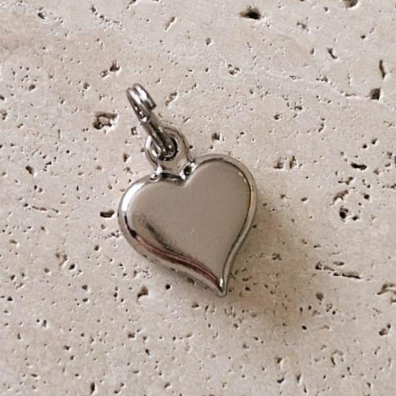 Pingente Coração Cheio  (1,2x1,5cm)