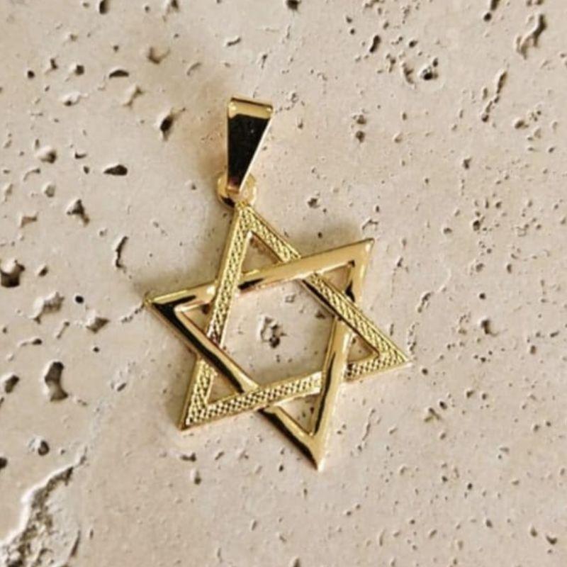 Pingente Estrela de Davi (2,0x2,4cm)
