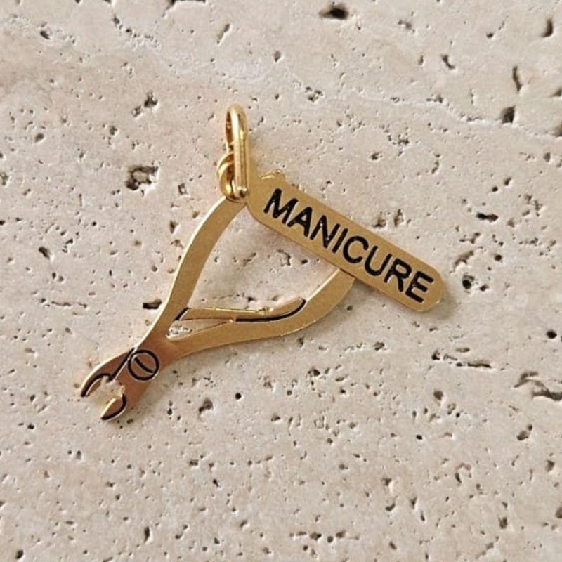 Pingente Manicure (2,2x1,5cm)