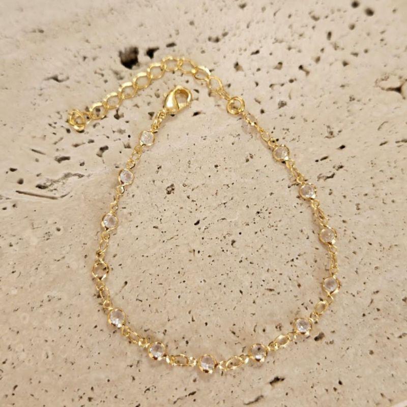 Pulseira Corrente de Zirconias