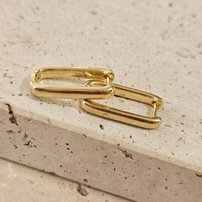 Brinco Argola Oval Lisa Grande