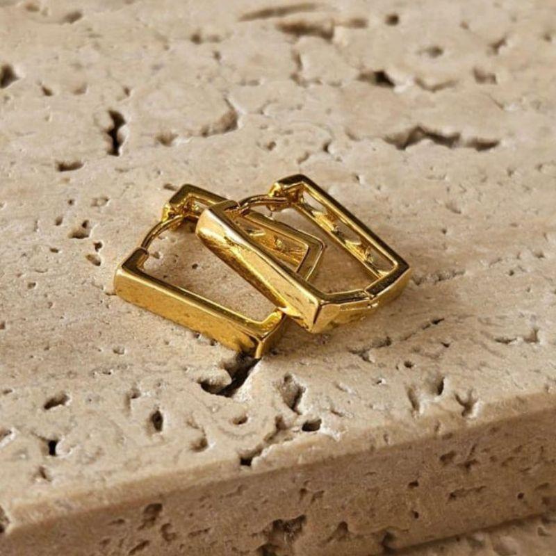 Brinco Argola Quadrada M