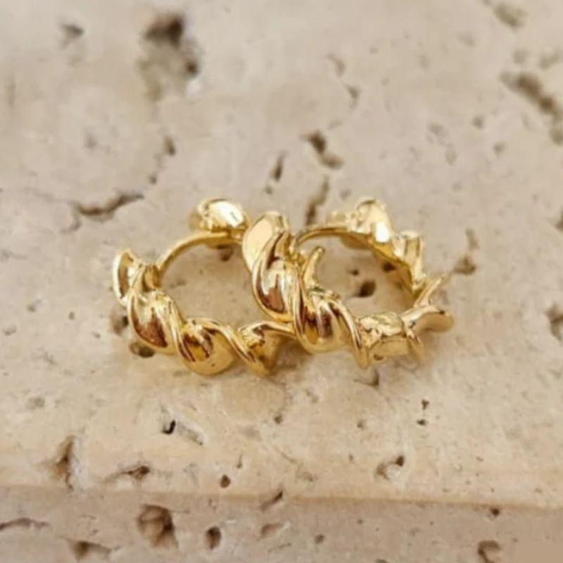 Brinco Argola Torcida Nova