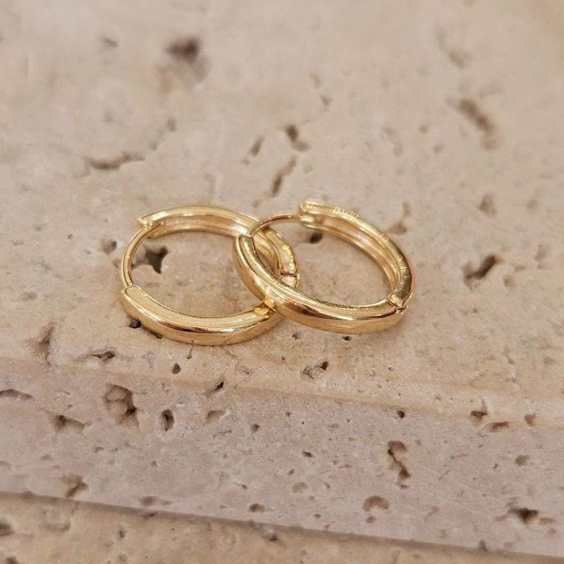 Brinco Argolinha Lisa Fina Gde