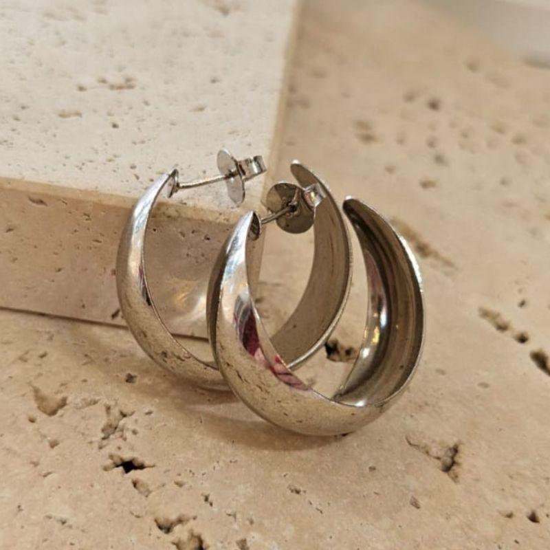 Brinco de Argola Chapa Larga