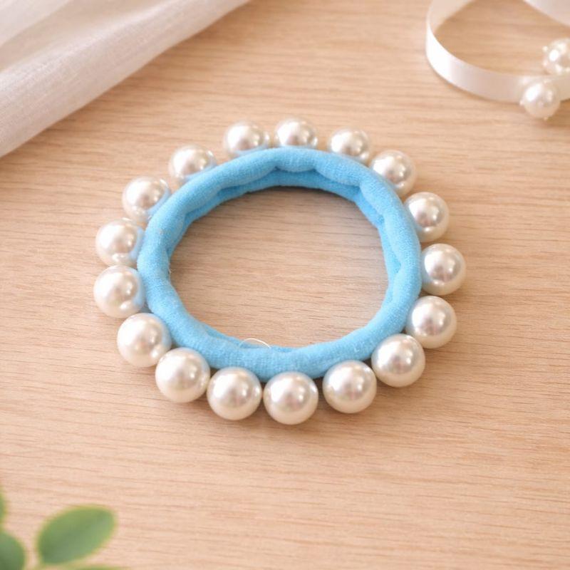 Elastico com Pérola Azul