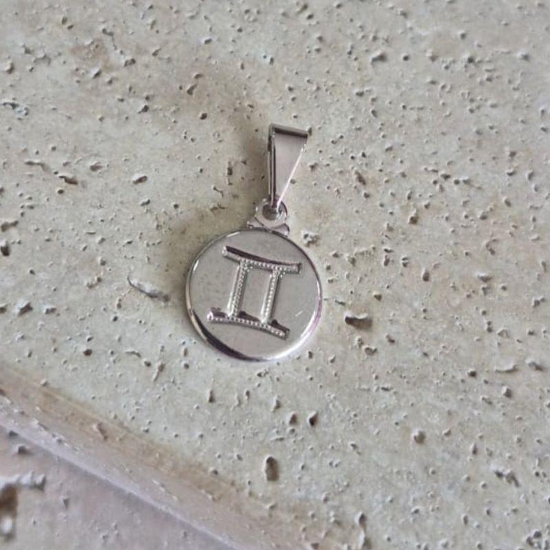 Pingente Signo Gemeos 1cm