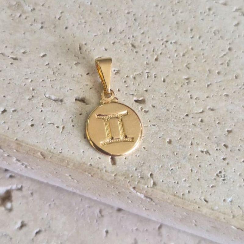 Pingente Signo Gemeos 1cm