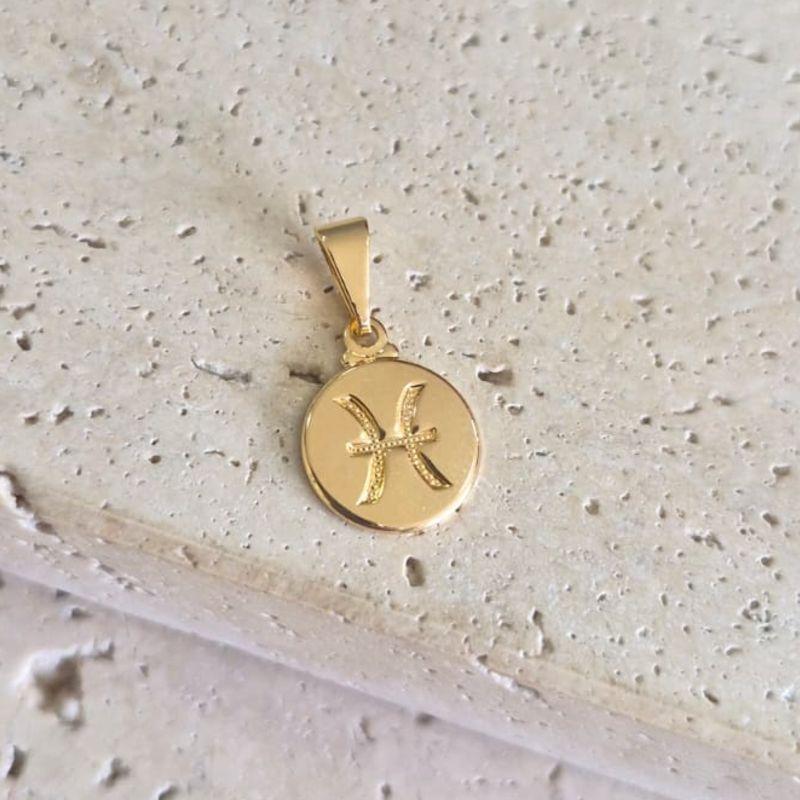 Pingente Signo Peixes 1cm