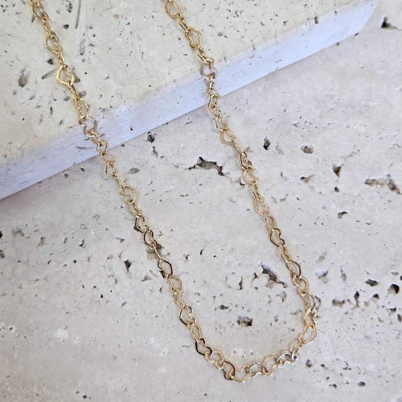 Choker Corrente de Coração