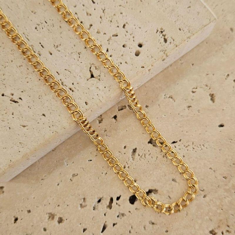 Choker Corrente Elo Duplo