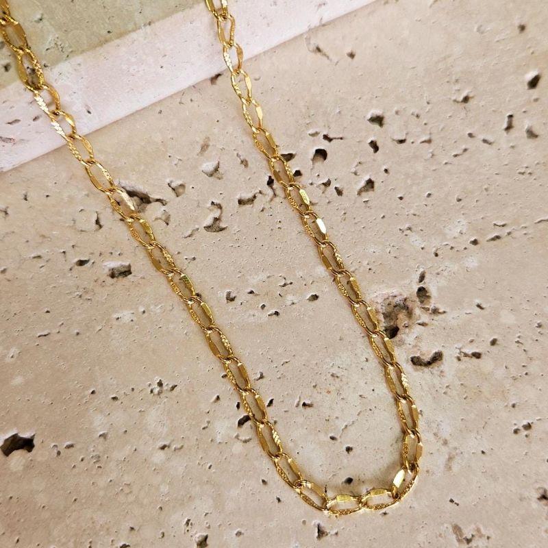 Choker Corrente Frisada