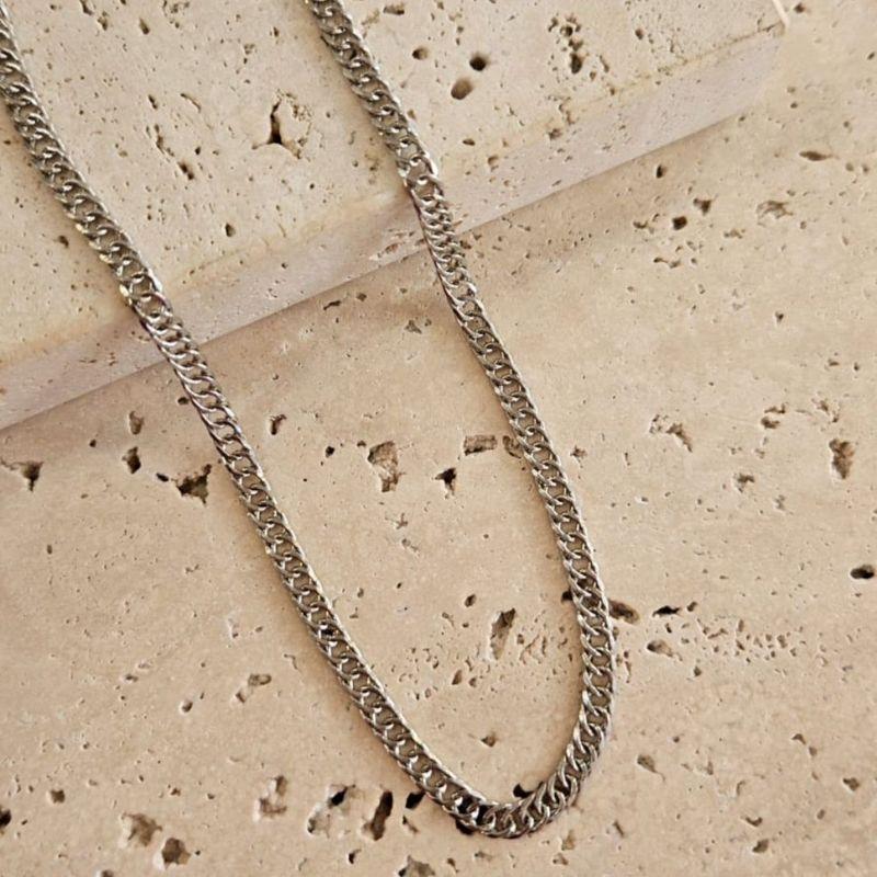 Choker Corrente Grumet Elo Trançado R