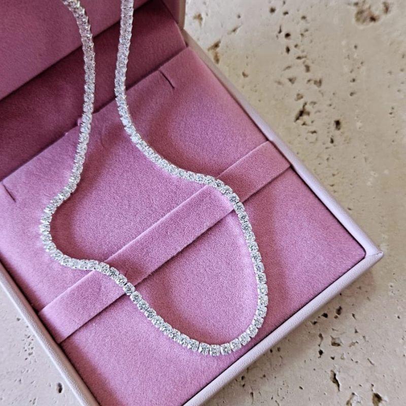 Choker Riviera cm Prata