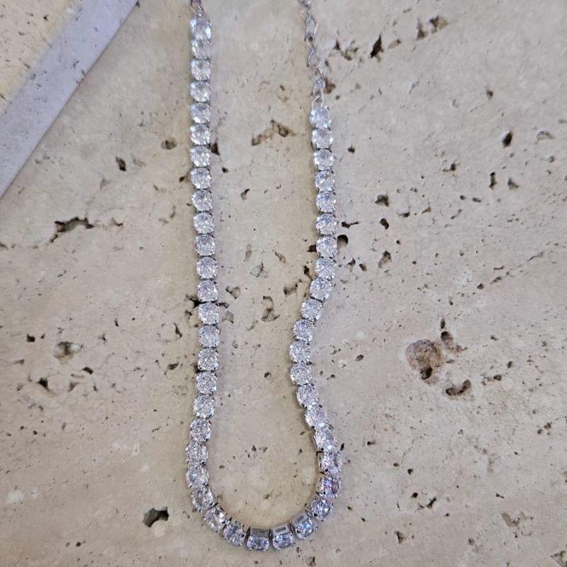 Choker Riviera Cristal 4mm