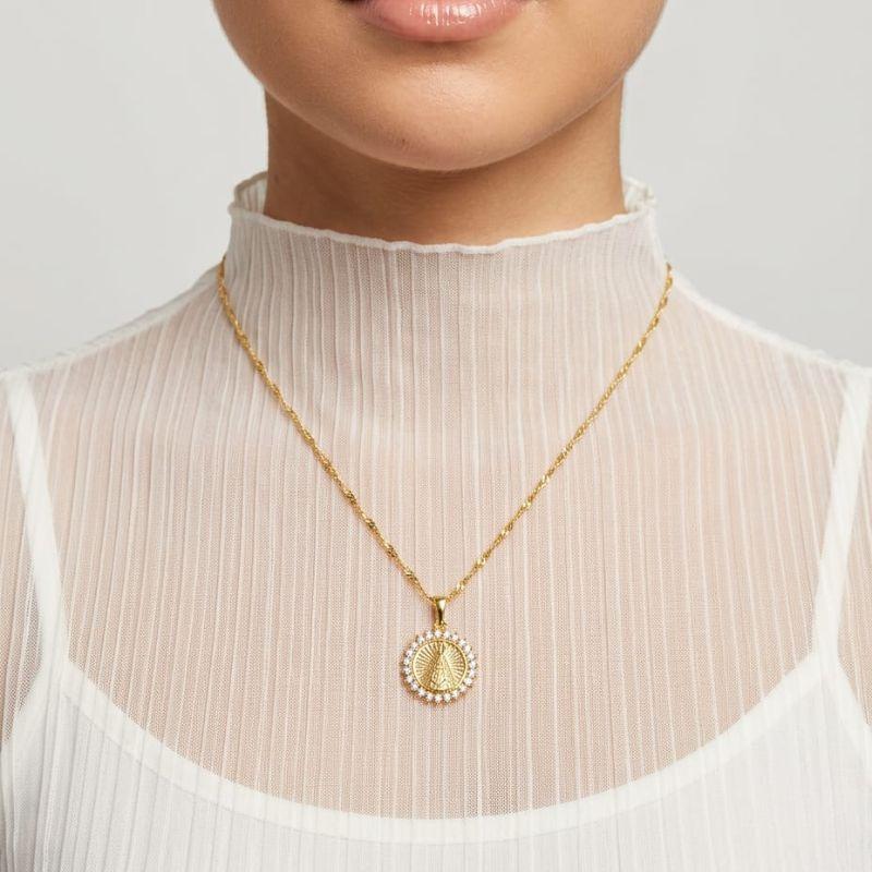 Gargantilha Medalha Nossa Senhora