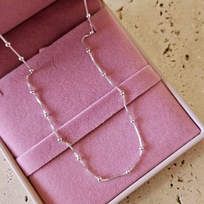 Gargantilha Veneziana com Bolinhas 45cm