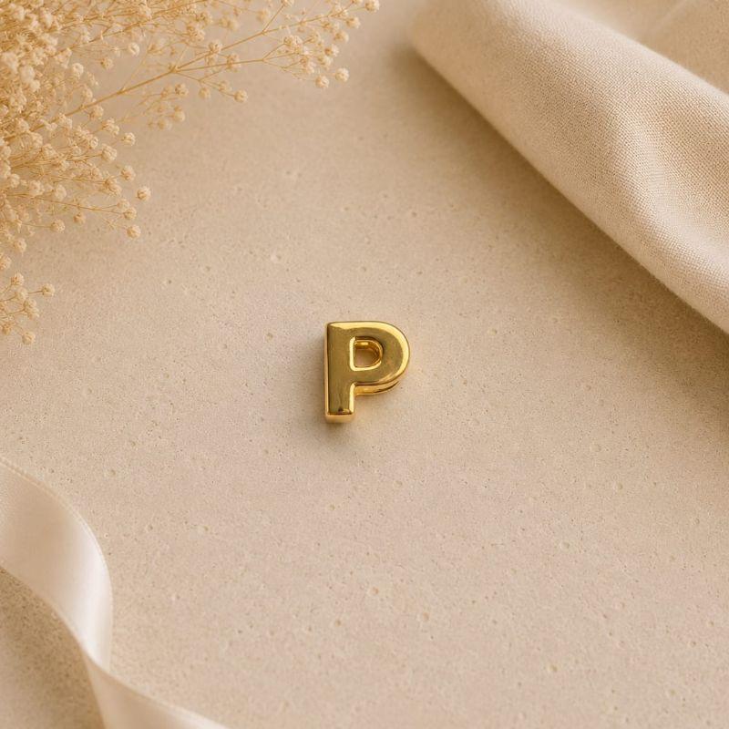 Pingente Letra Vazada para Correntaria P (1,0cm)